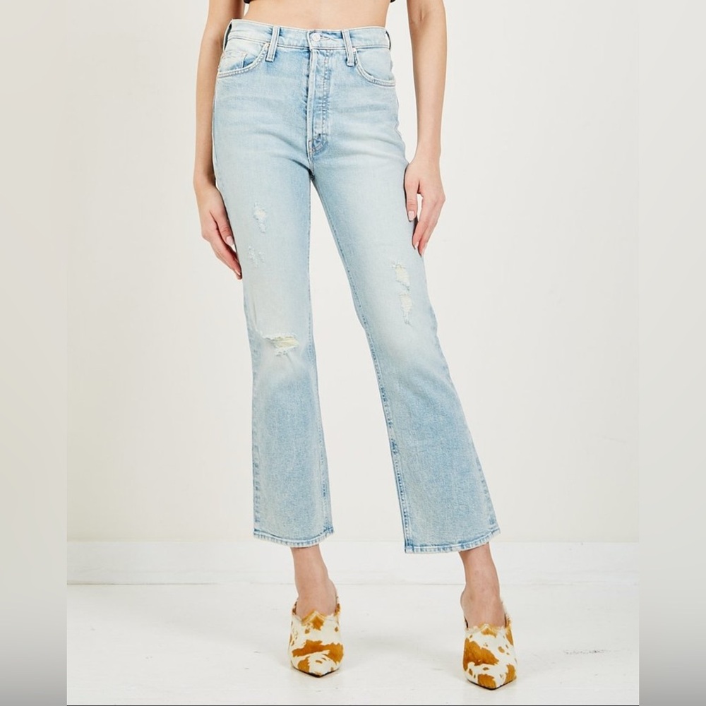 MOTHER Superior Women’s The Tripper Cropped Flare Jeans Size 26